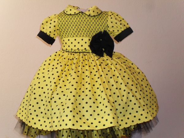 vestido da abelhinha