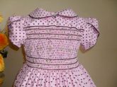 vestido de poa marrom